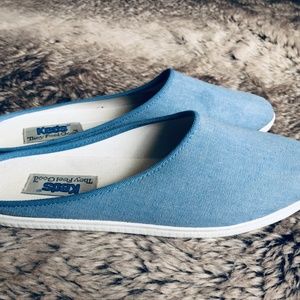 NWOT Vintage 80s-90's Keds Canvas Slip On Mules